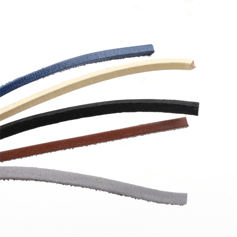 Dây Da Dẹt 3mm Dùng Làm Trang Sức / Đồ Thủ Công / Túi Xách Tiện Dụng