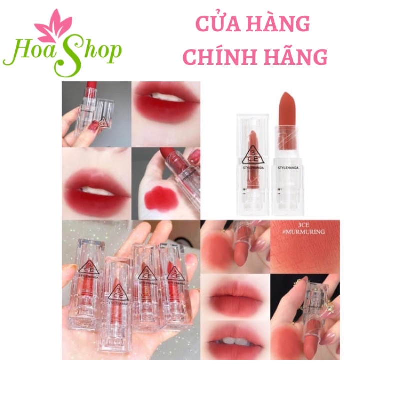 Son Thỏi Lì 3CE Soft Matte Lipstick 3.5g