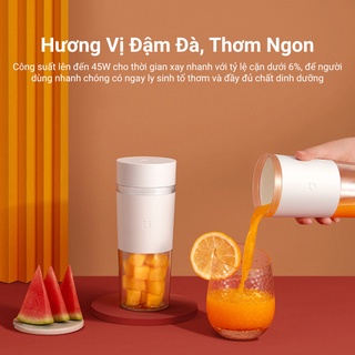 Máy xay Sinh Tố Cầm Tay Xiaomi Tích Điện, Máy xay Di Động Sạc Pin Mijia MJZZB01PL Màu Trắng