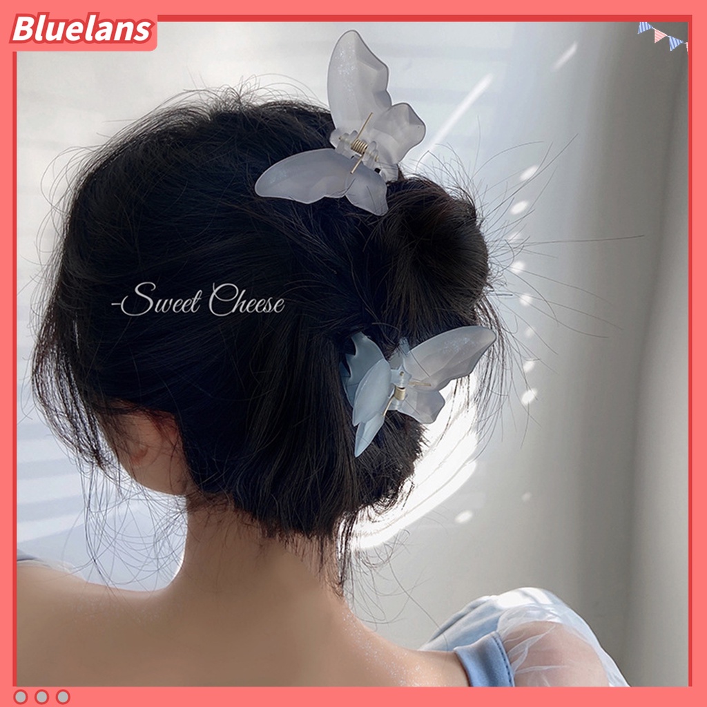 Kẹp Tóc Hình Bướm Răng Chéo Thanh Lịch Thời Trang