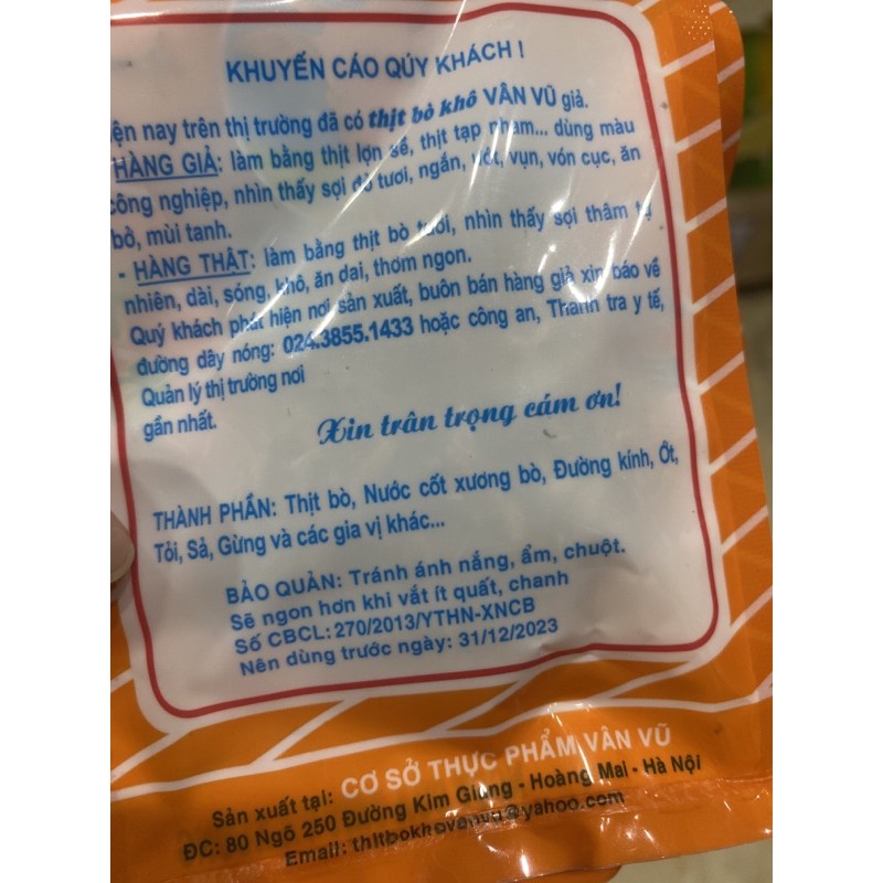 Thịt bò khô Vân Vũ 13g | BigBuy360 - bigbuy360.vn