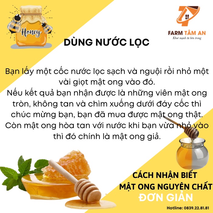 Mật Ong Rừng Hoa Nhãn Nguyên Chất 100ml Farm Tâm An, Bồi bổ cơ thể, Tăng sức đề kháng, Làm đẹp