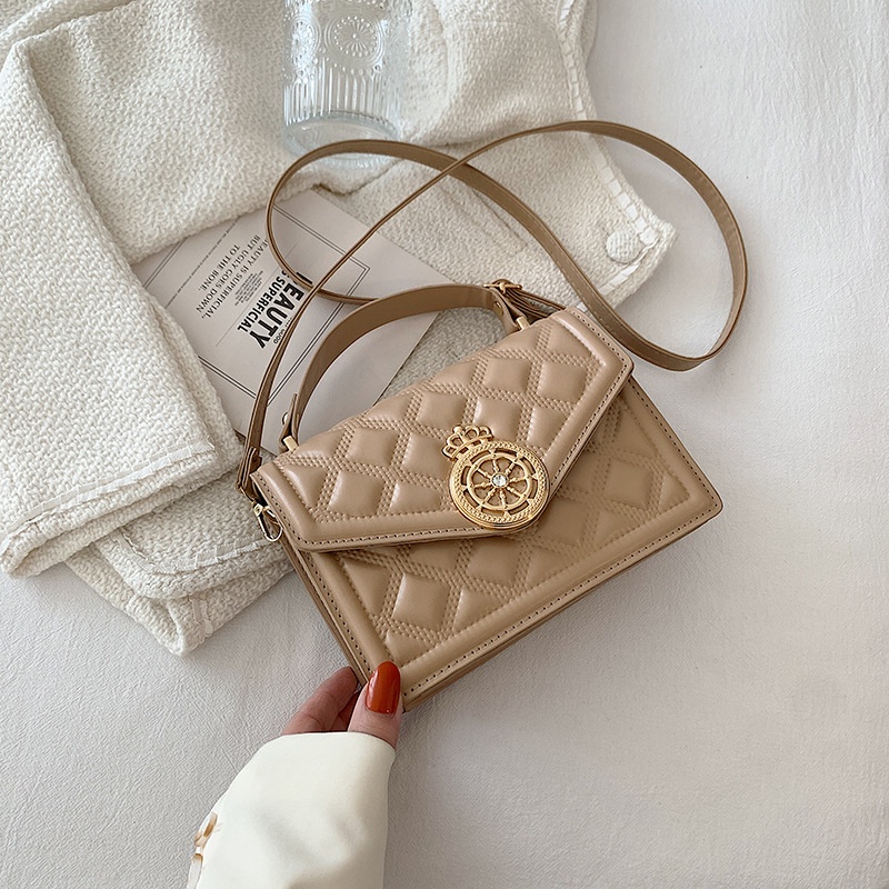 Túi Xách Dáng Vuông Màu Trơn Thiết Kế Đơn Giản Thời Trang Mùa Xuân 2022 Cho Nữ