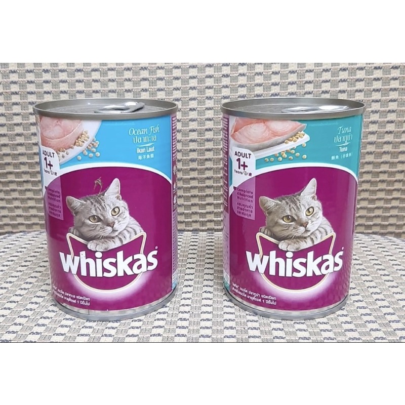 Pate Lon WHISKAS 400g cho mèo trưởng thành| Thức ăn ướt cho mèo lớn