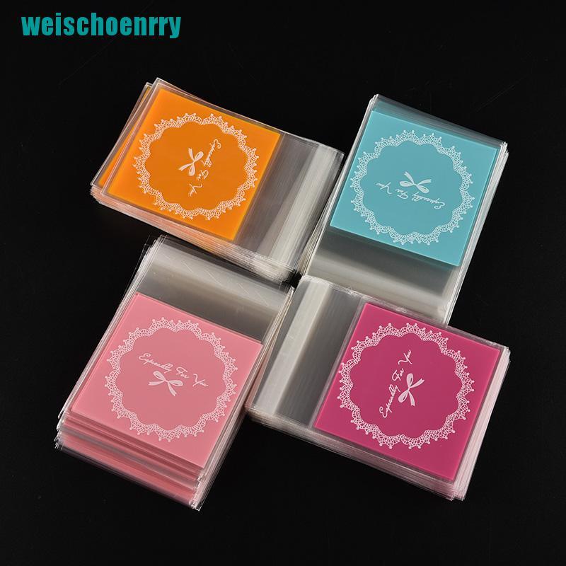 Set 100 Túi Nhựa Đựng Bánh Kẹo Xinh Xắn