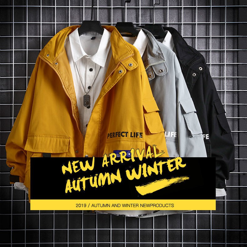 CR Áo Khoác Nam Phong Cách Hip Hop Thời Trang Đa Phong Cách | BigBuy360 - bigbuy360.vn