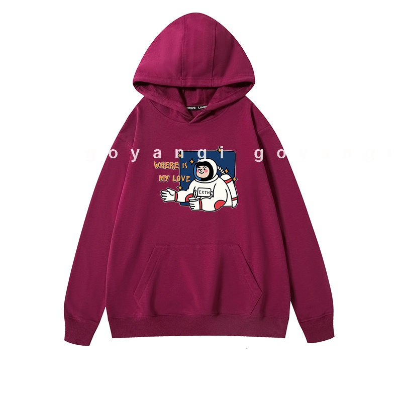Áo Hoodie GYG Unisex Where is the love Form Rộng Oversize Phong Cách Hàn Quốc