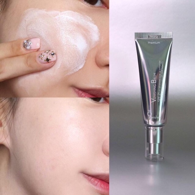 Kem Dưỡng Trắng Da Nâng Tone 9wishes Vanishing Balm Premium SPF21++