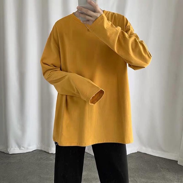 Áo thun tay dài WIND phông unisex form rộng Basic Long Tea sweater nam nữ ulzzang | BigBuy360 - bigbuy360.vn