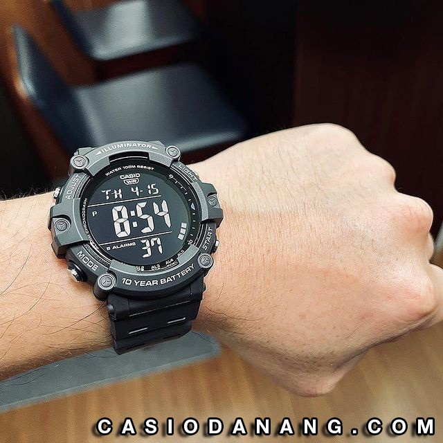 Đồng hồ nam dây nhựa Casio chính hãng Anh Khuê AE-1500WH-8BVDF (51mm)