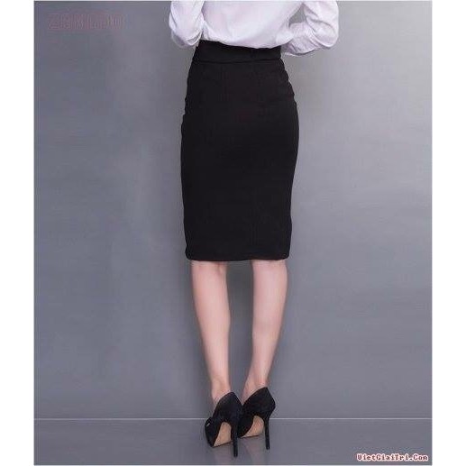 Chân váy bút chì xẻ trước CV808