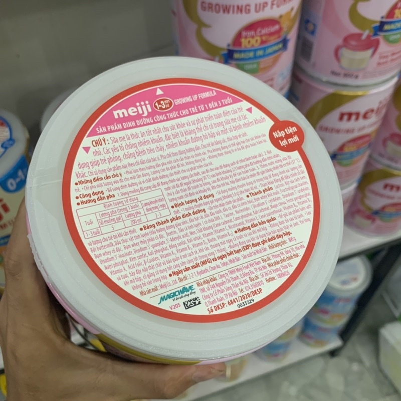 Sữa meiji số 1-3 nhập khẩu 800g mẫu mới, date xa