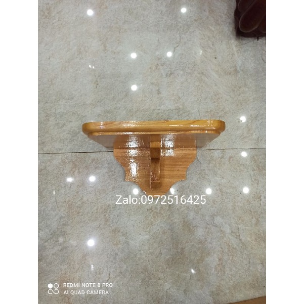 Bộ bàn thờ treo tường công giáo _Bộ 3 kệ giật cấp Thiên Chúa gỗ pơ mu Cao Cấp