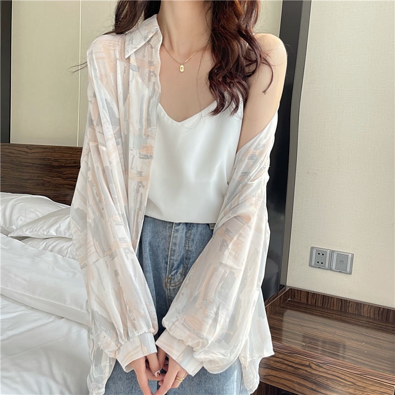 Áo Sơ Mi Mỏng Chống Nắng Mùa Hè Mẫu Mới 2022 Thiết Kế Cảm Giác Cho Nữ