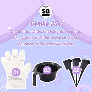 Chén nhựa đựng thuốc nhuộm