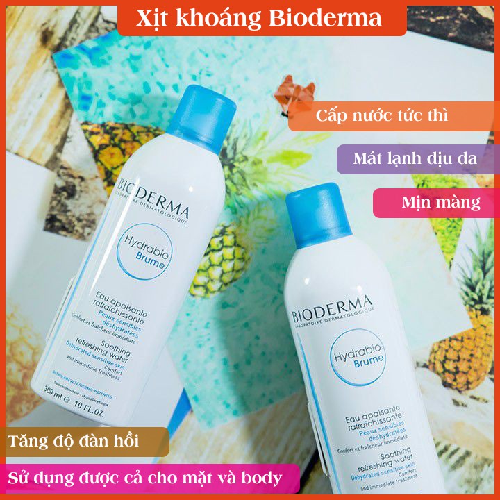 Xịt Khoáng Bioderma Hydrabio Brume 300ml Dành Cho Da Nhạy Cảm | BigBuy360 - bigbuy360.vn