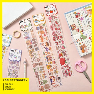 LOFI cute sticker nhãn dán dễ thương hình dán trang trí nhật ký cô gái hình dán kawaii journal stickers scrapbooking