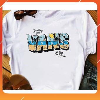 [FREESHIP] Áo thun tay lỡ nam nữ Vans Summer  oversize form rộng,áo phông rộng mùa hè basic tee phối quần jean