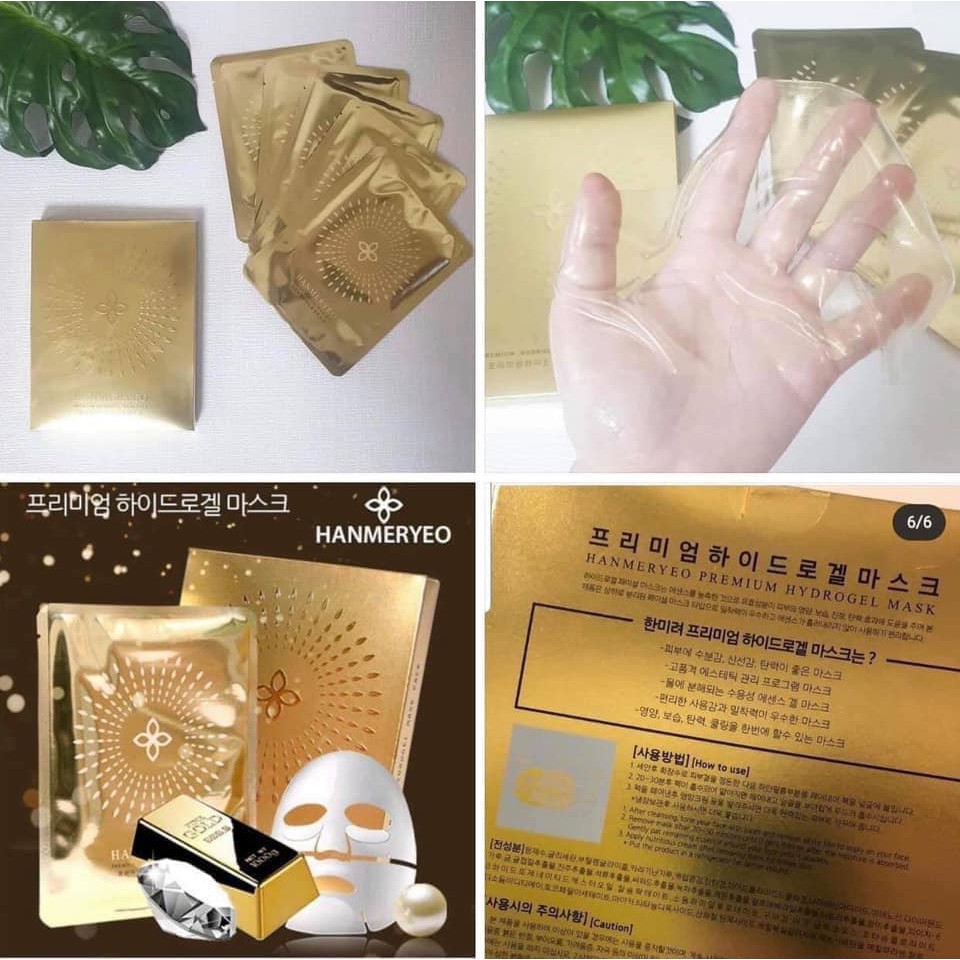 Mặt nạ thach vàng 24 k cao cấp