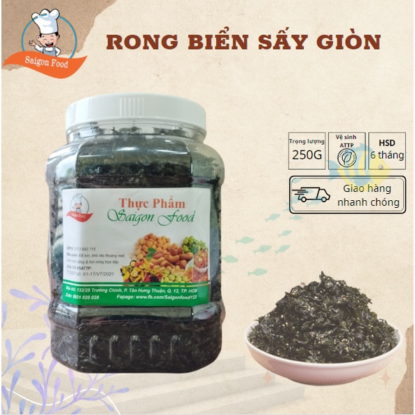 Rong Biển Sấy Giòn   SAIGONFOOD 70g/ 150g/ 250g