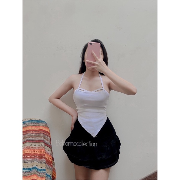 SET CUTE ÁO DÂY VÀ CHÂN VÁY | BigBuy360 - bigbuy360.vn