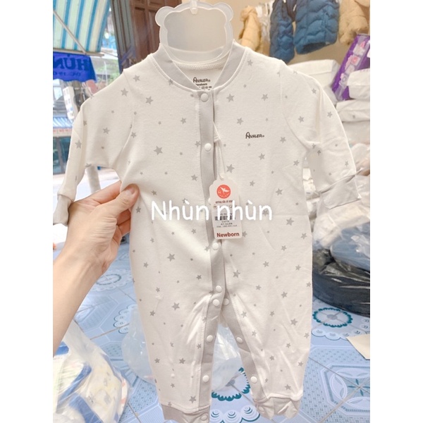 Bộ Body cotton/nỉ dài tay Avaler đủ size NB-12/18m