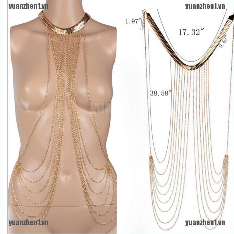 [YUANZHEN1] Vòng cổ Body Chains Tua Rua