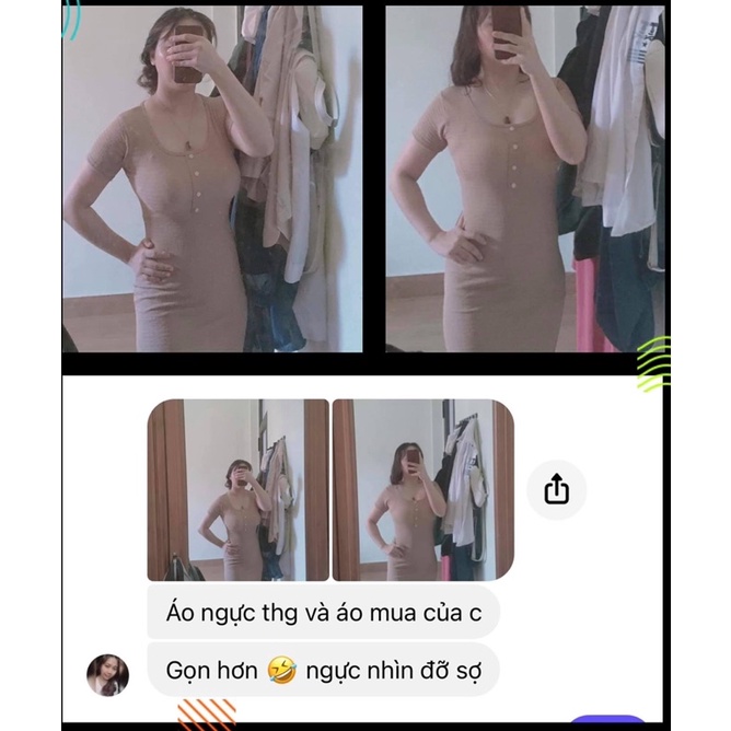 Áo Cúp Ngực Phối Ren Chống Tuột Không Gọng