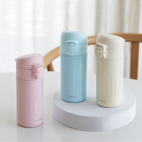 Bình nước giữ nhiệt nóng lạnh siêu nhẹ màu pastel Tums Macaron Lightweight Tumbler 210ml, 300ml