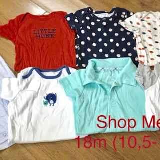 Combo 6 bodysuit cho bé 3-24m