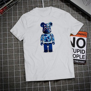 Áo Bearbrick x Bape xanh dương