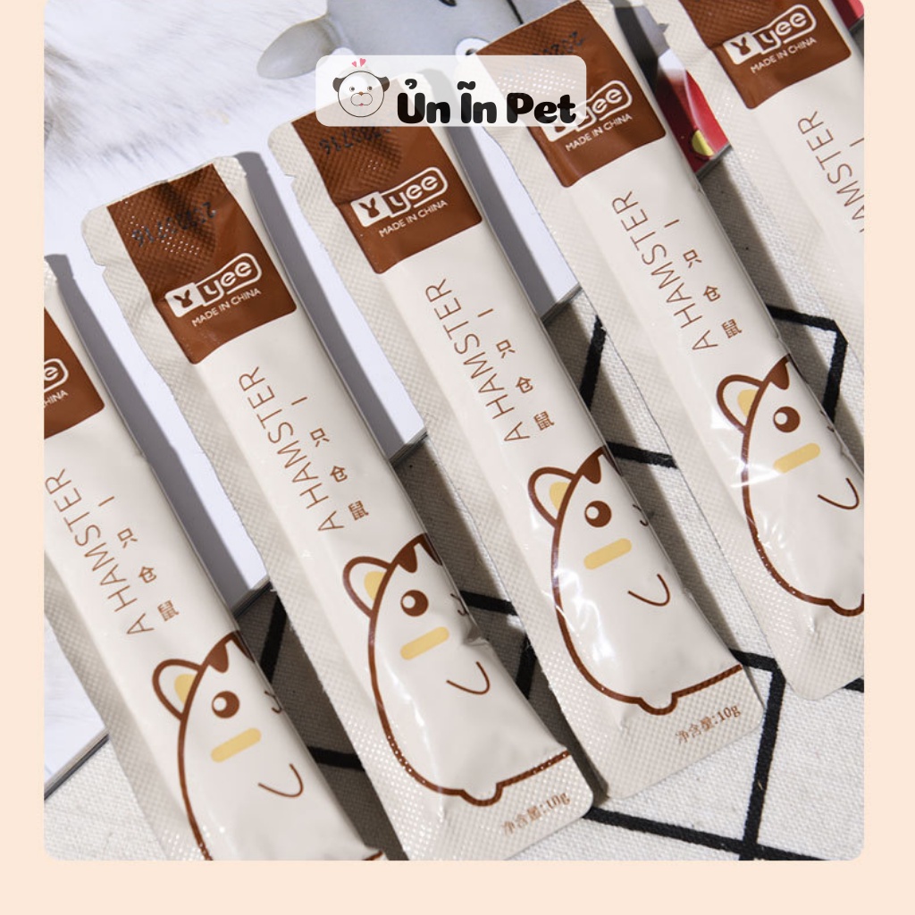 Gel dinh dưỡng cho hamster YEE hồng, nâu, xanh dương, tím