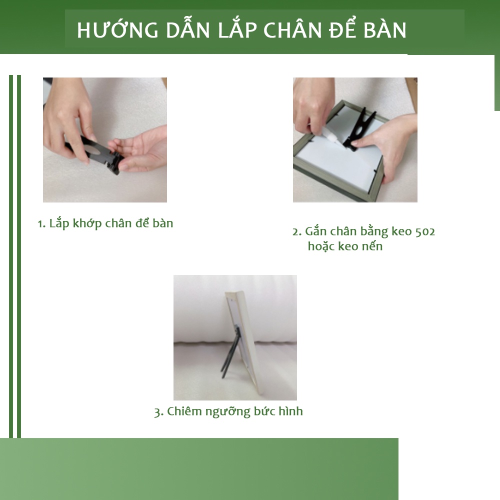 Khung ảnh để bàn 13x18 ❤️ SIÊU RẺ ❤️ Khung Hình Treo Tường Cao Cấp