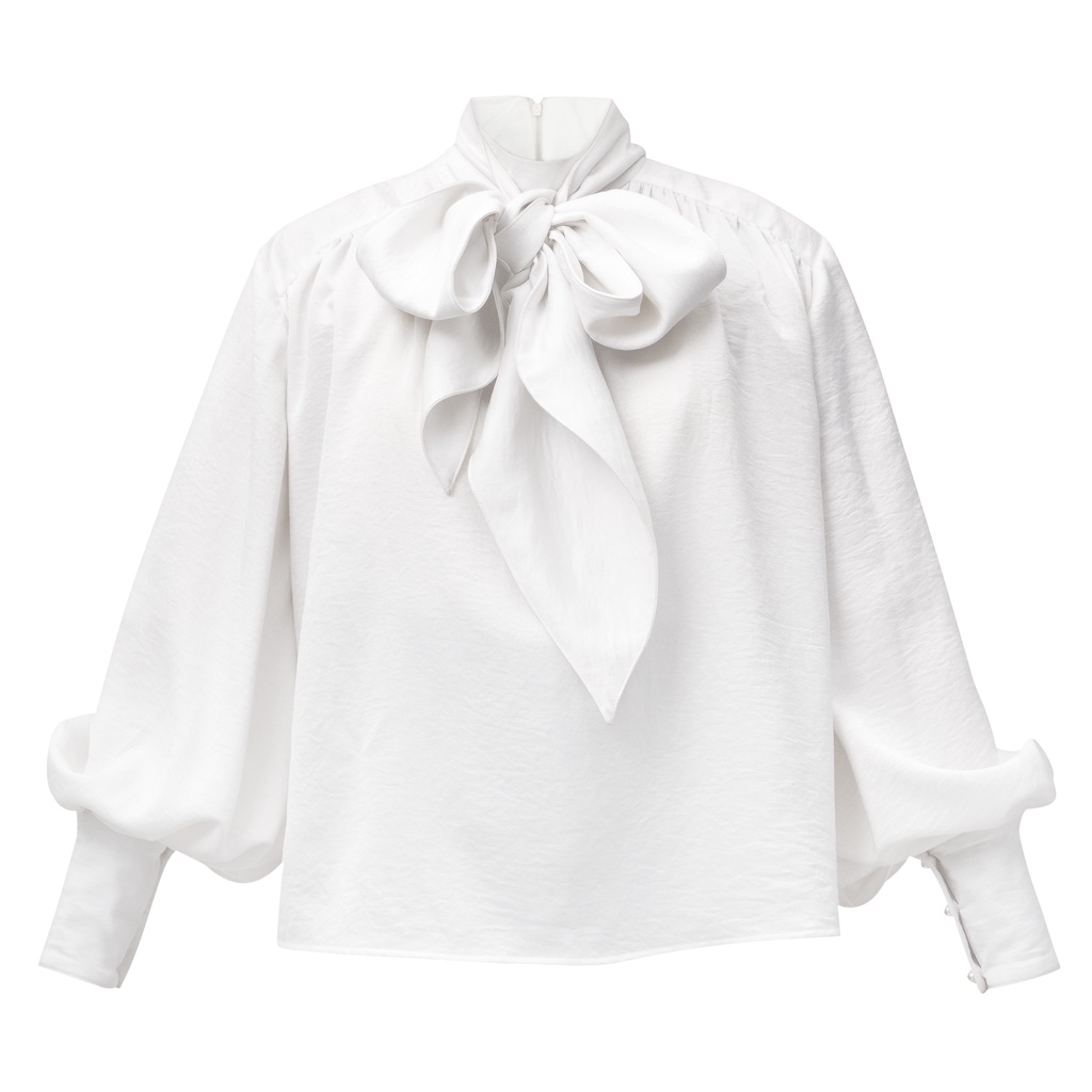 Áo sơ mi kiểu cột nơ ONONMADE Bowtie Blouse