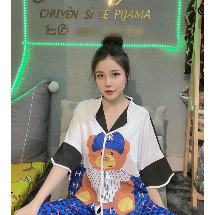 Đồ Bộ Cánh Dơi Sóng Cộc Dài Hình Mango