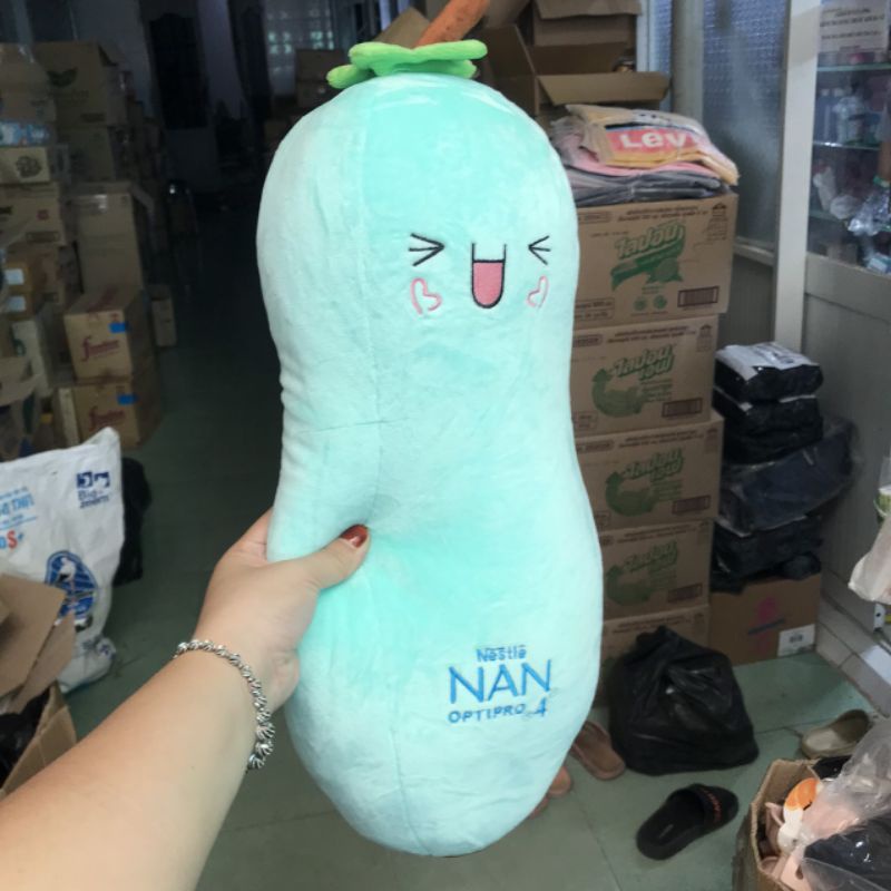 Gấu bông hình hạt đậu siu cute