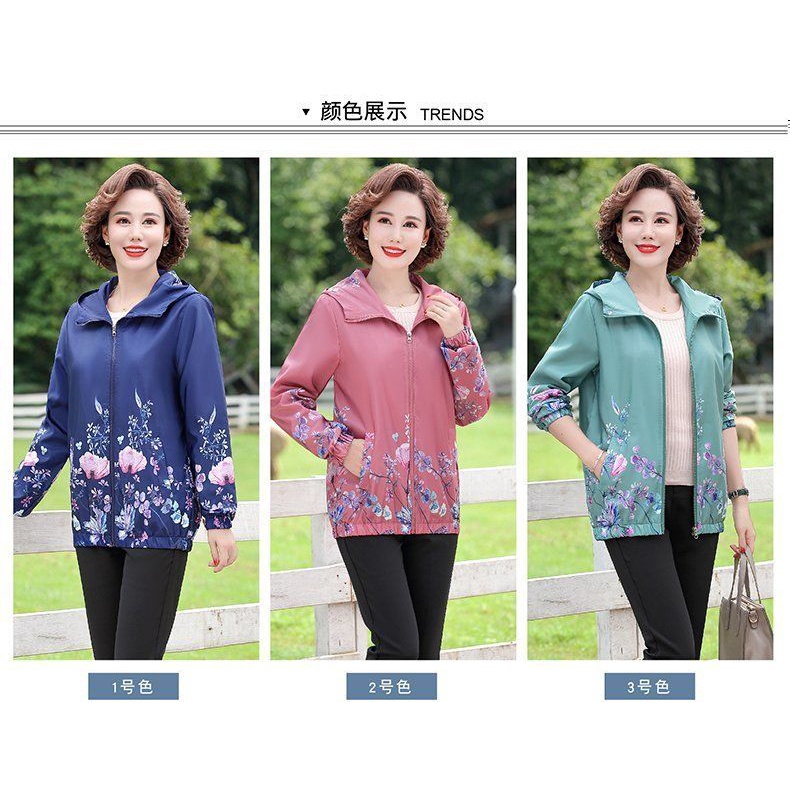 Áo Khoác Ngắn Dáng Rộng Phong Cách Phương Tây Thời Trang Xuân Thu Thiết Kế Mới Dành Cho Phụ Nữ Trung Niên