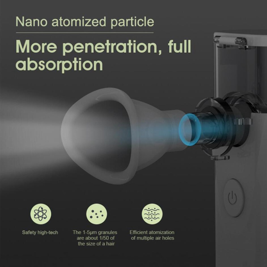 Máy Phun Sương Nano Tạo Độ Ẩm Cho Mắt Chăm Sóc Mắt Màu Trắng