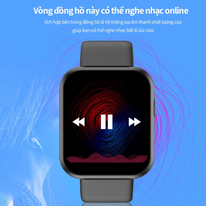 Đồng hồ thông minh bluetooth chống nước theo dõi nhịp tim bluetooth để thực hiện cuộc gọi Smart watch