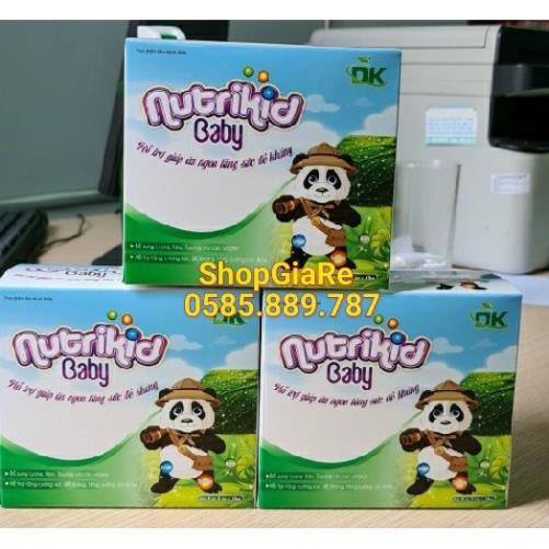 Nutrikid Baby bổ sung canxi cho bé giúp bé phát triển chống còi xương suy dinh dưỡng