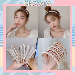 Băng đô cài tóc đính ngọc trai hợp thời trang BD23