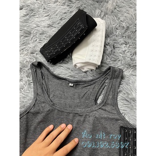 Áo NỊt Ba Lỗ Ngắn Tomboy