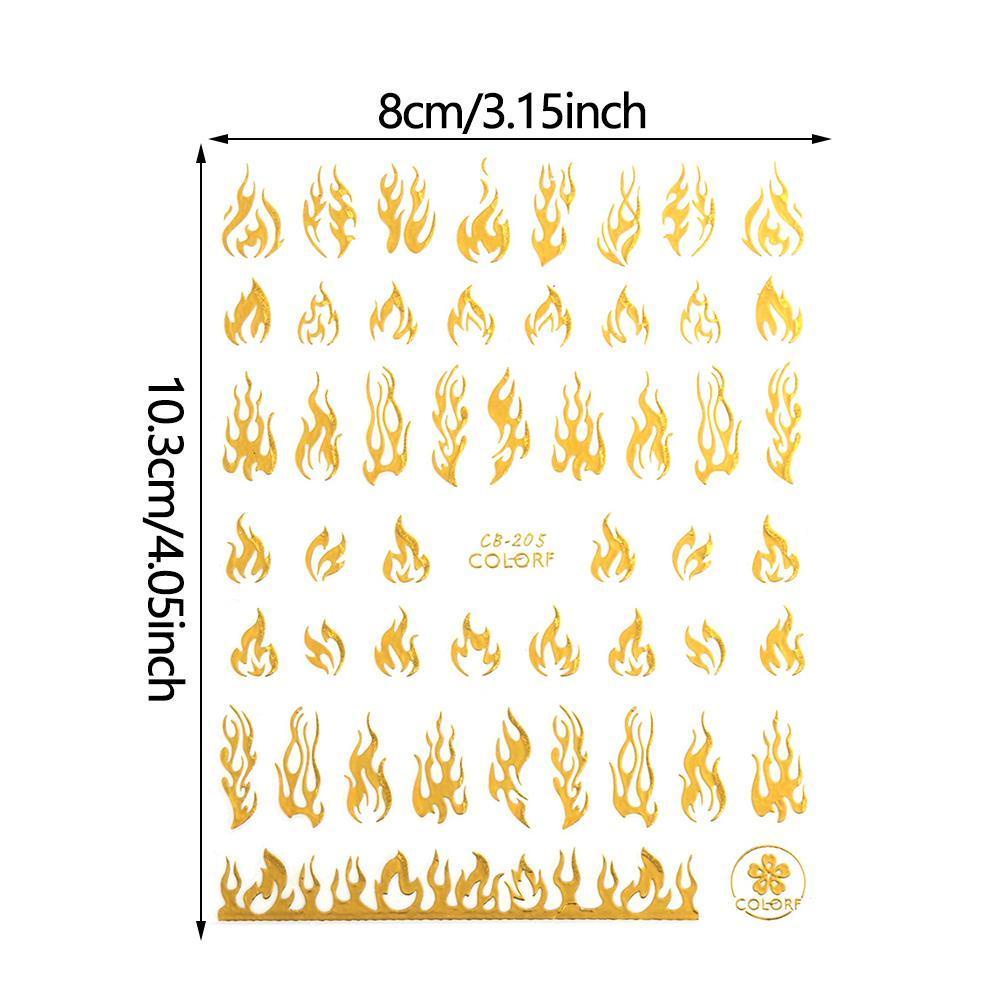 Hình Dán Trang Trí Móng Tay Họa Tiết Hoạt Hình Dễ Thương|Giấy Dán Móng Tay 3D Màu Trắng Đen