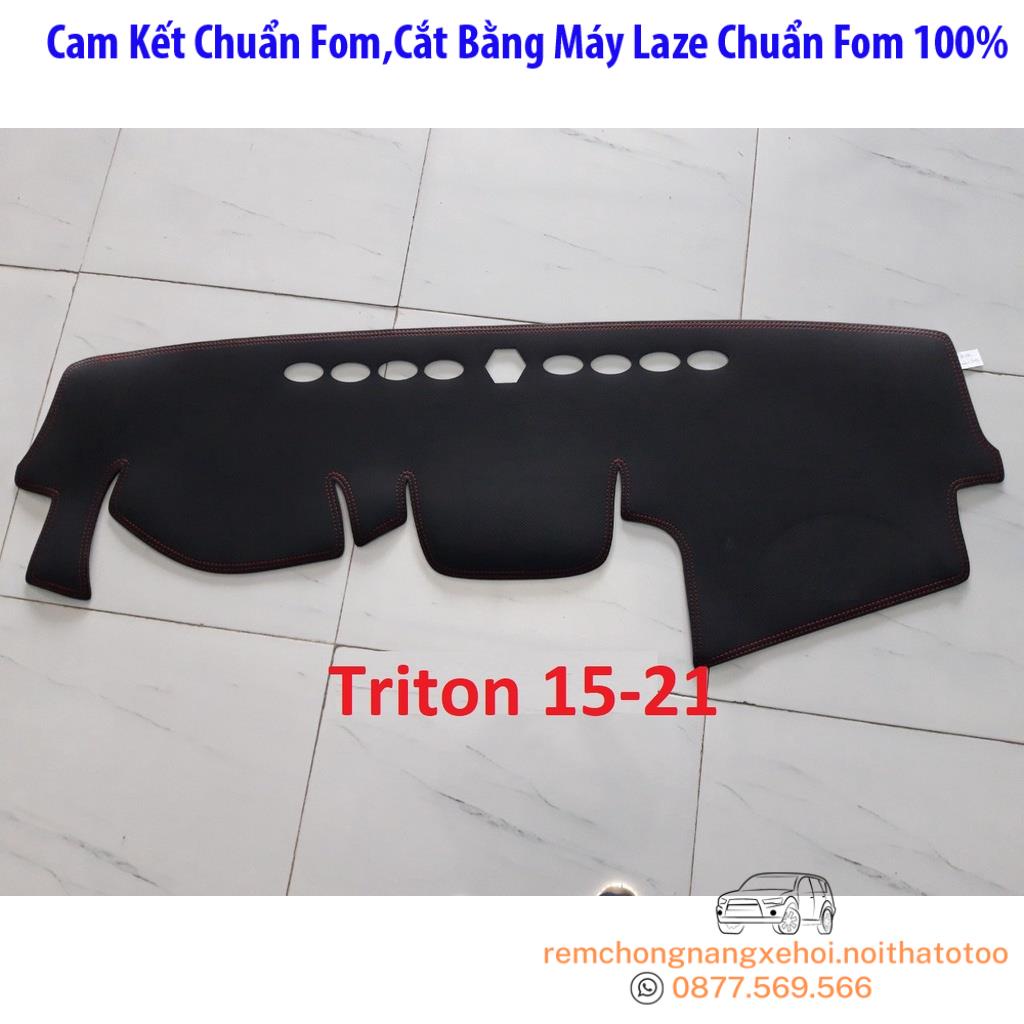 THAM TAPLO DA VÂN GỖ MITSUBISHI TRITON THẢM TRẢI LÓT TAPLO CAO CẤP 3 LỚP CHỐNG TRƯỢT CHỊU NHIỆT XE HƠI BAO HÀI LÒNG