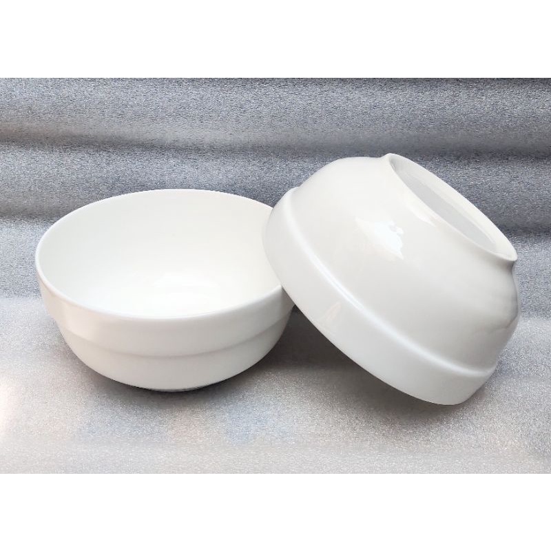 Tô sứ ăn phở 18cm x 7.5cm sâu lòng trắng / logo Pepsi