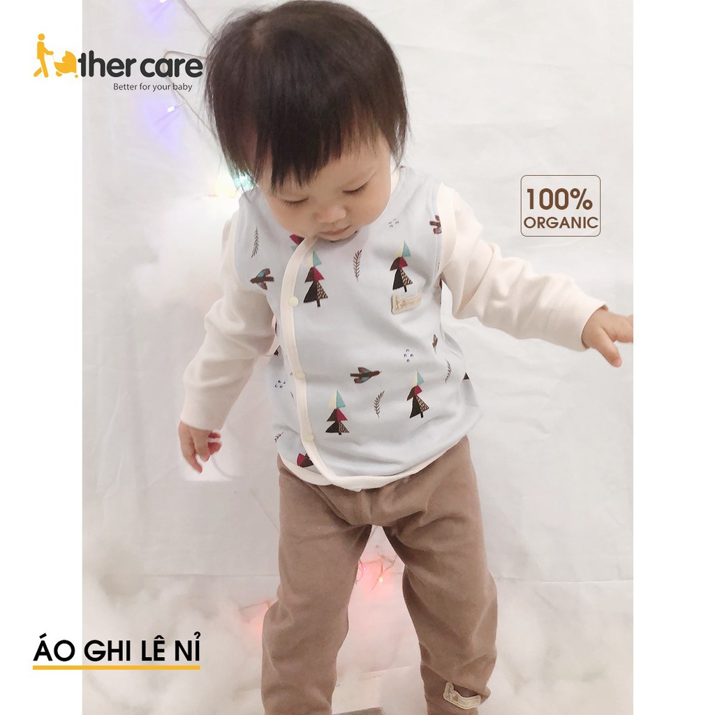 Áo Ghi lê trẻ em nỉ FatherCare - Cây thông (Họa tiết) FC897 9-12-18-24M