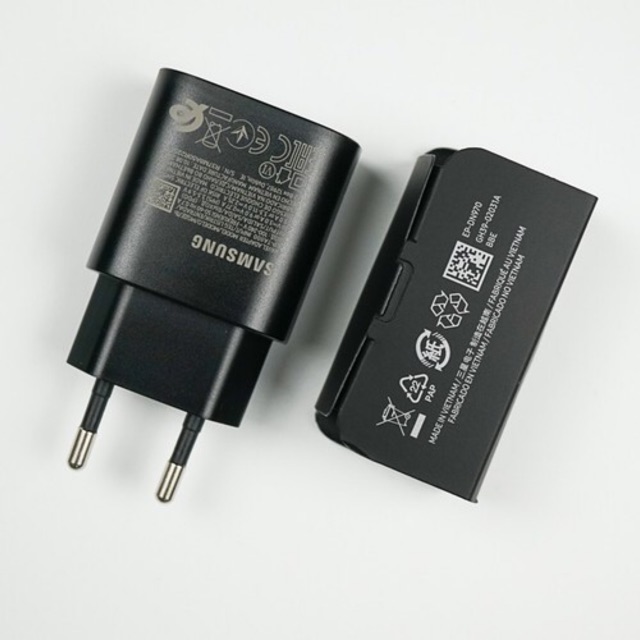 Bộ Sạc Cáp Samsung Note 10 Zin chính hãng - Sạc nhanh 25W- Cáp C to C- Dành cho Samsung Galaxy S10 5G