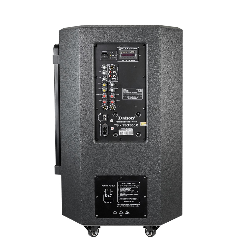 Loa karaoke Dalton TS-15G500X công suất 600W, bass loa 15 inches , kết nối không dây, tặng kèm 2 micro UHF.