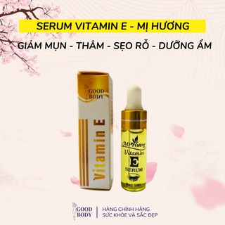 Serum Vitamin E Mị Hương ❤️ Thần Thánh❤️ giúp cải thiện giảm mụn, thâm, sẹo, rỗ nhanh chóng