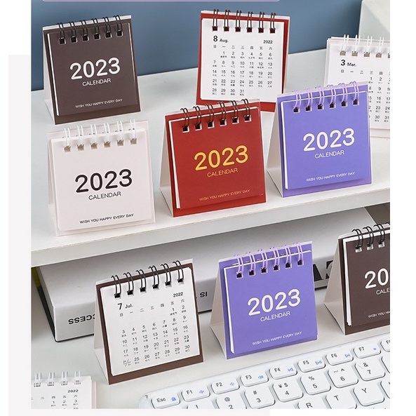 Lịch Để Bàn Mini 2024 In Hoạt Hình Sáng Tạo Đáng Yêu